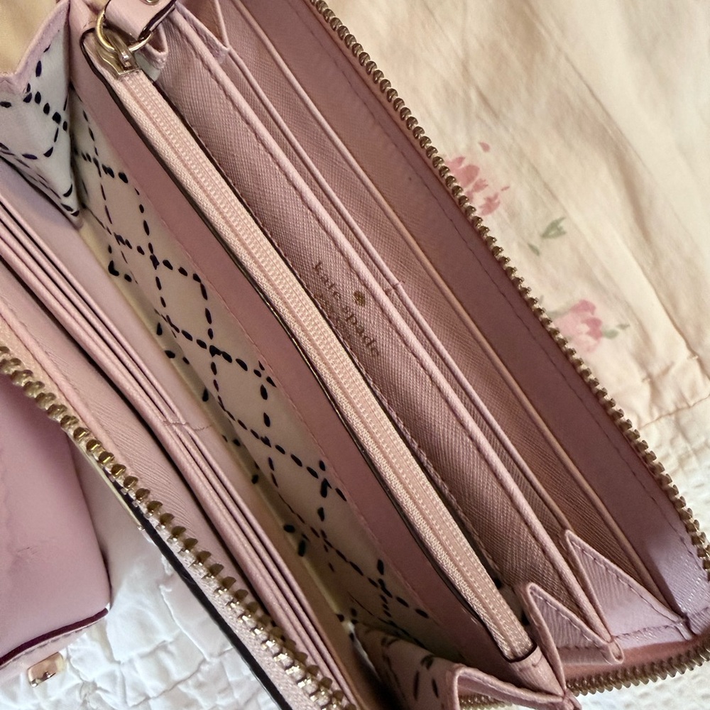 Kate Spade Light Pink  shopper bag and matching wallet - Picture 3 of 5